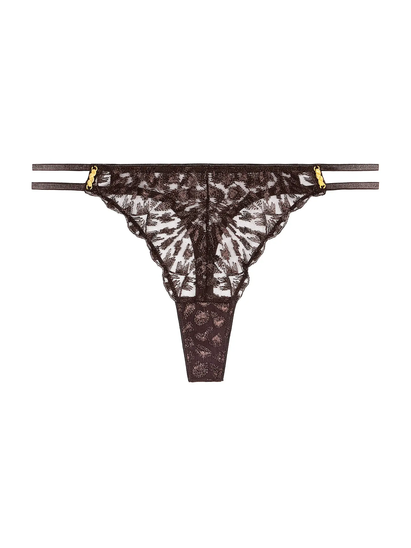 AUBADE | String CRAZY IN LOVE satin brown | 